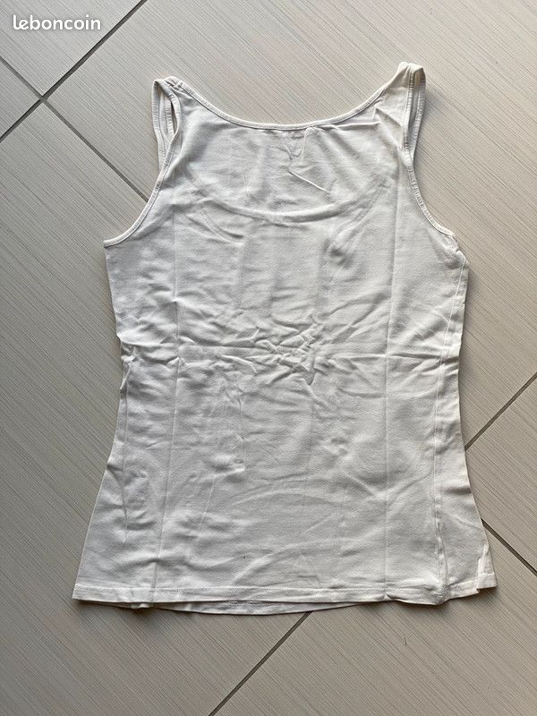 Leboncoin Chemise Leopard Femme Camaieu Débardeur Blanc