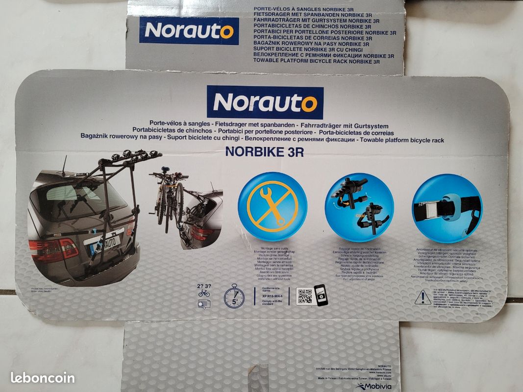 Porte Vélo Norauto Norauto Norbike 3r Norbike 3r Norauto Porte