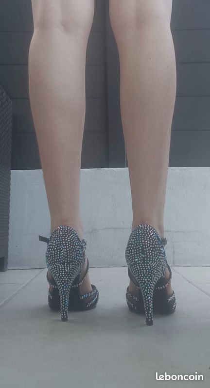 De Danse Latine Escarpin Confortable Pied Large Sandales De Danse