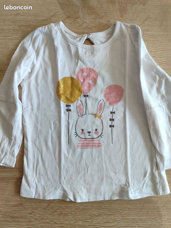 Tee shirt fille Pat & Ripaton 18 mois (image 1)