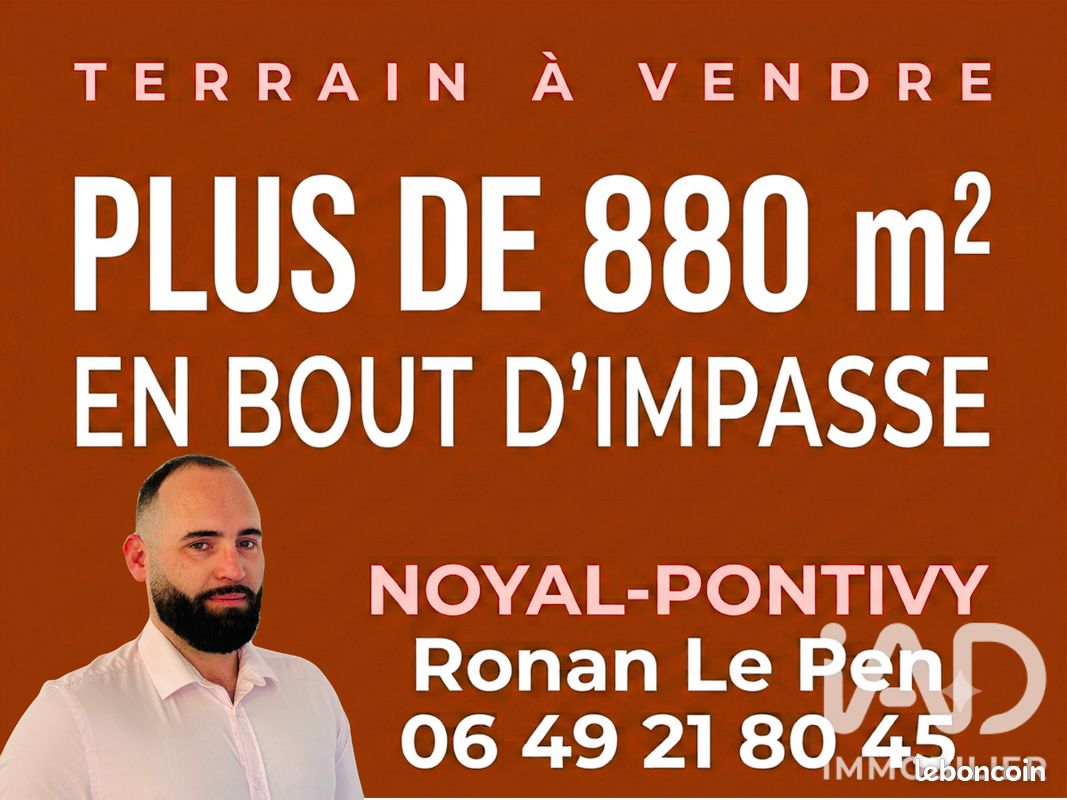 Terrain 885 m² · à Noyal-Pontivy · 885 m² · 49 000 €