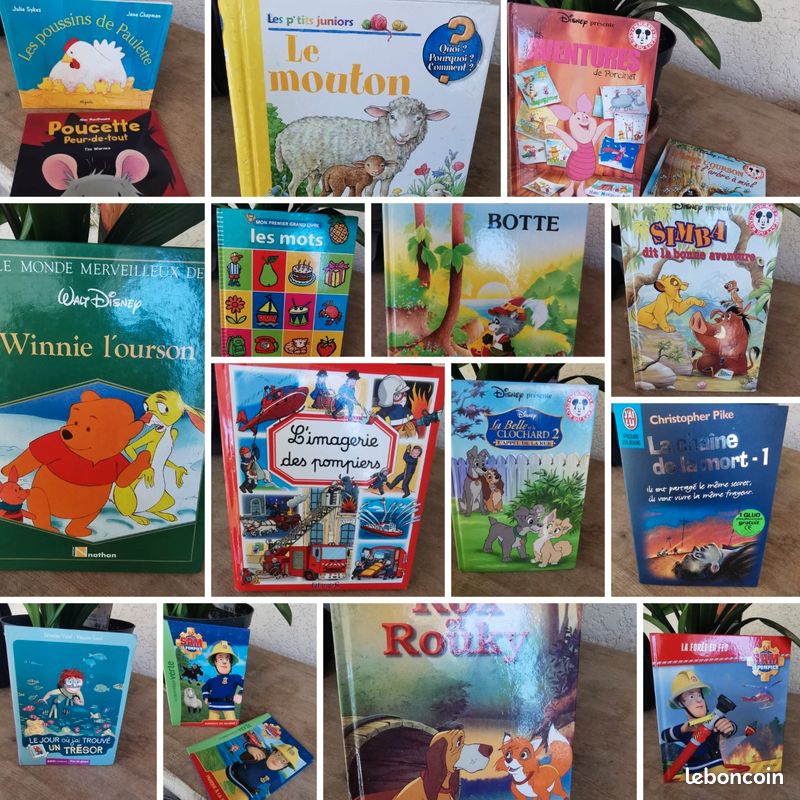 Lot de 15 livres enfants histoires apprendre découvrir lire divers (image 1)