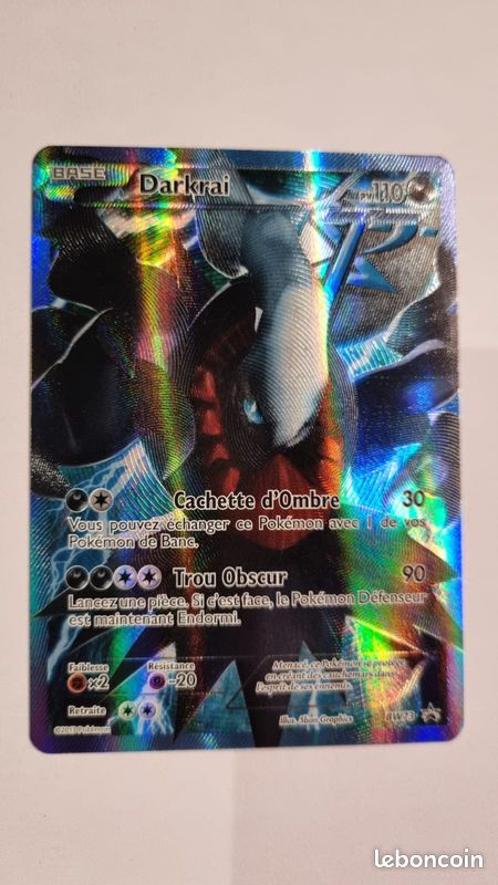 Carte Pokémon : Darkrai BW73 Promo Noir & Blanc - neuve française 