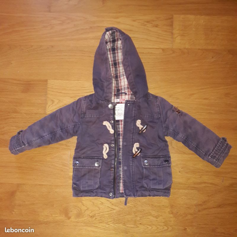 Manteau garçon 3 ans DPAM (image 1)