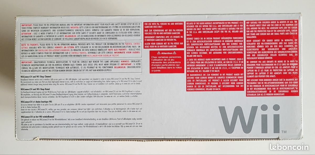 Console Nintendo Wii Pack Wii Sports complet (image 2)