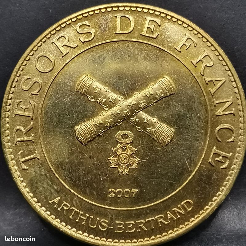 JETON TOURISTIQUE ARTHUS BERTRAND 2007 MEMORIAL DE CAEN / MEDAILLE 34mm (image 2)