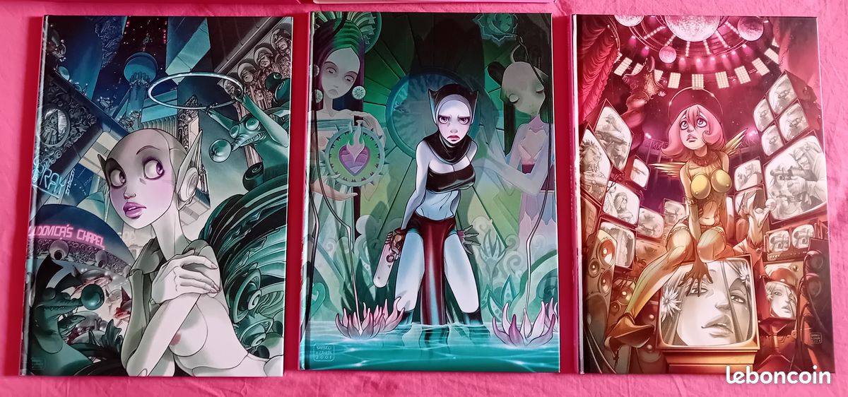 Coffret Sky-Doll (tomes 1-2-3) + livret de Claire Wendling (image 2)