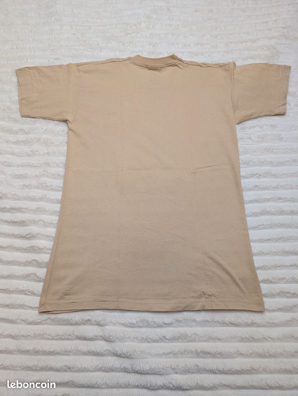 Looney Tunes, t-shirt Taz le démon de Tasmanie, taille M, beige sable, style vintage Y2K cartoon 1999 (image 7)