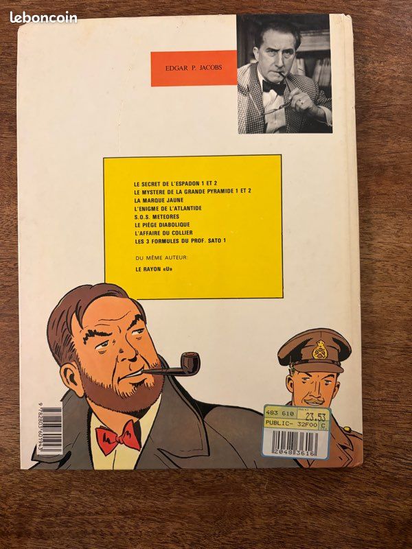Le secret de l’espadon - tome 2 - Editions du Lombard (image 3)