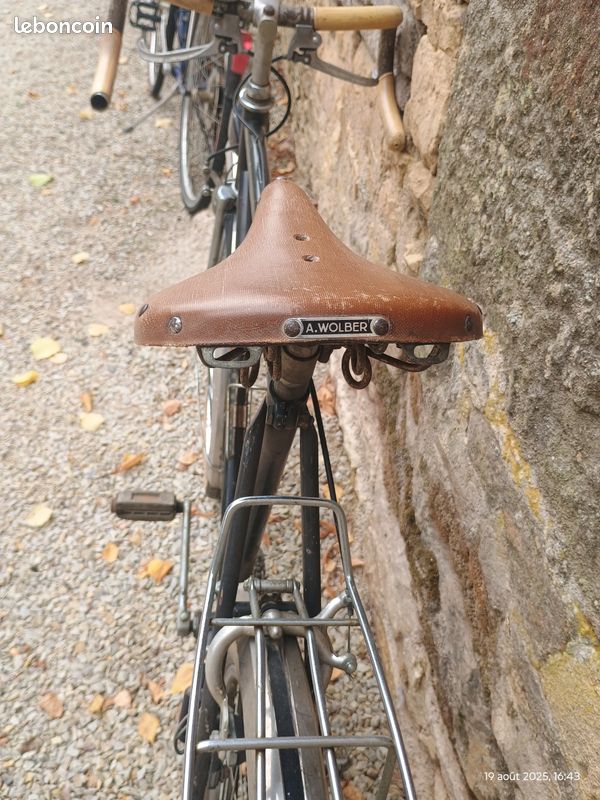 ancienne selle de vélo WOLBER Original Belle Patine - eBay