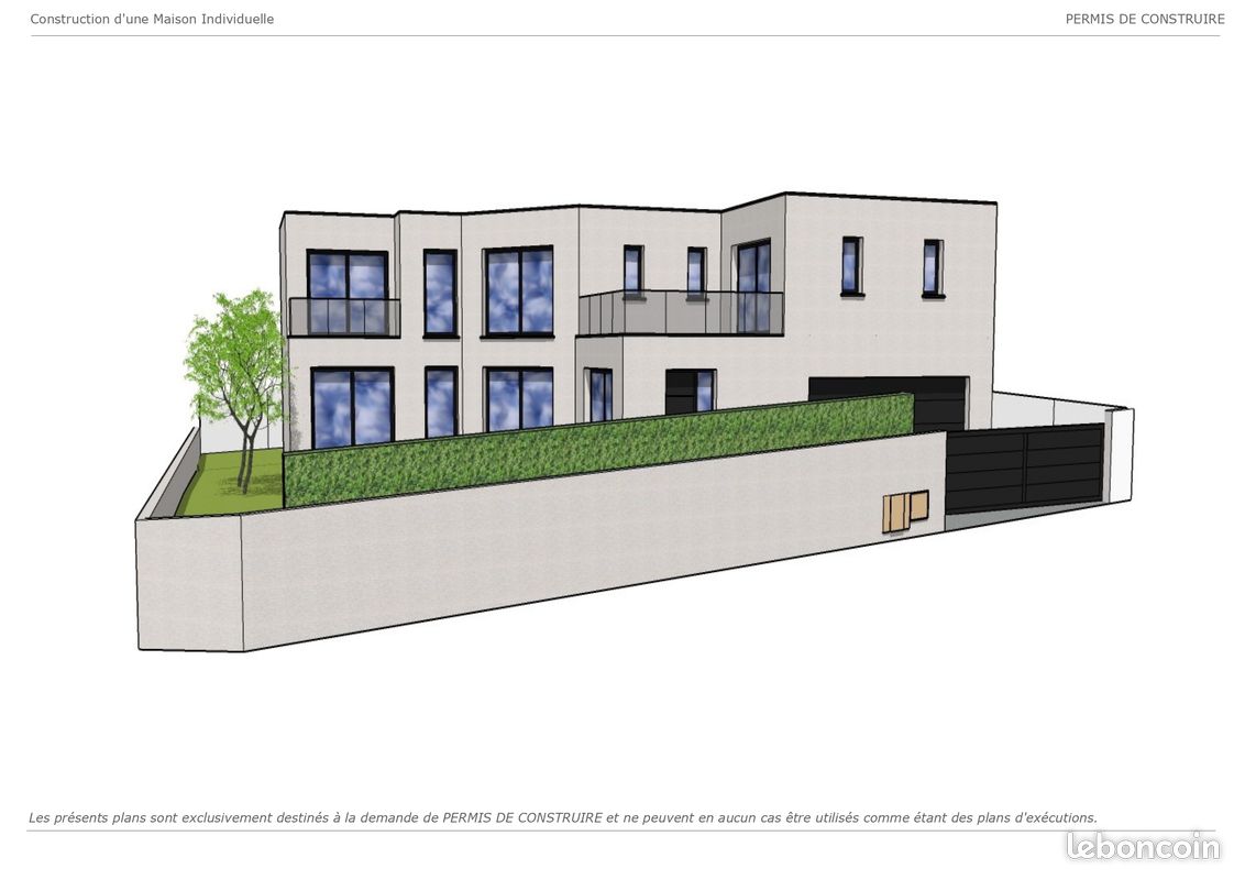 DESSINATEUR PROJETEUR – Plan Maison 2D/3D – DP Déclaration Préalable Travaux – PC Permis Construire (image 1)