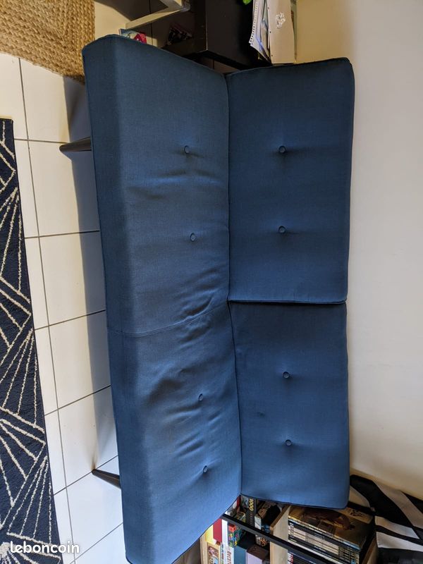 Canapé Clic-Clac bleu (image 5)