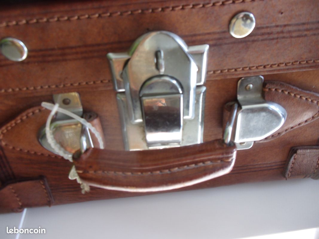 Valise vintage cuir (image 5)