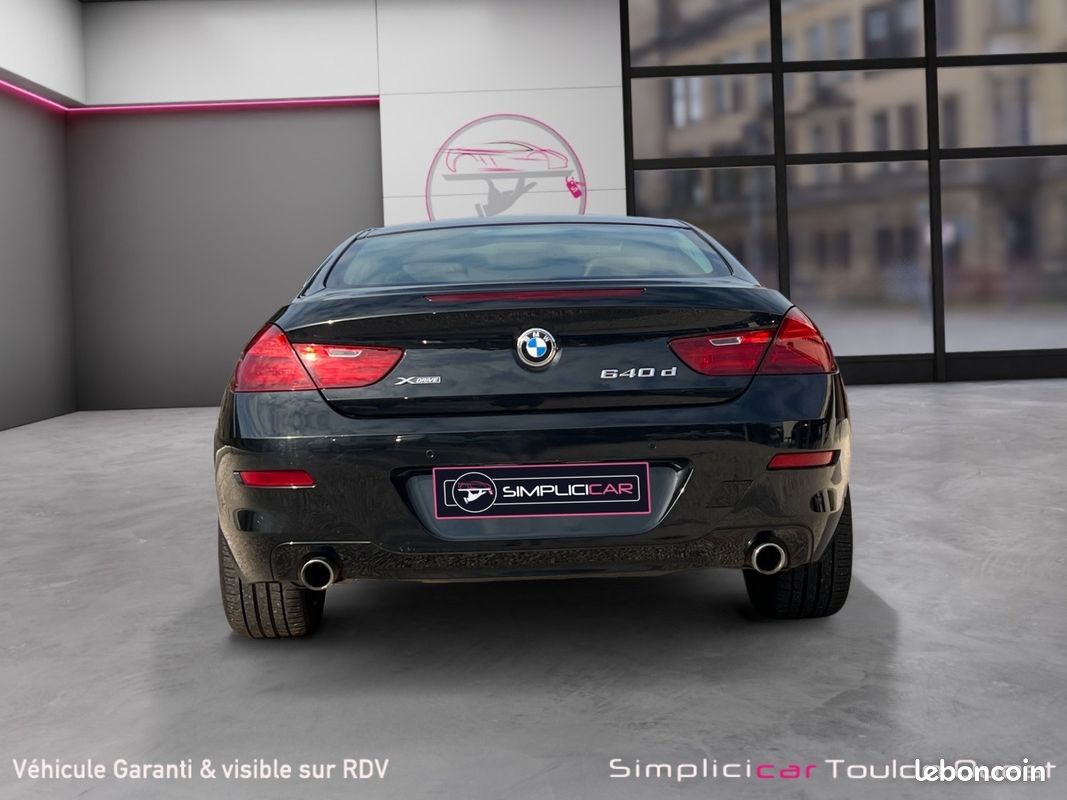 BMW SERIE 6 COUPE F13 640d xDrive 313ch Exclusive Individual Entretien complet Garantie 12 mois (image 4)