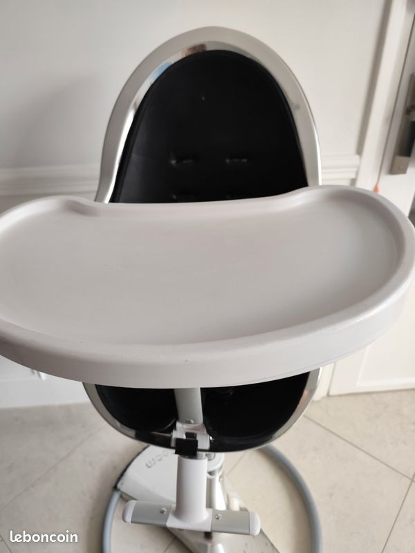 Chaise haute fresco bloom silver (image 6)