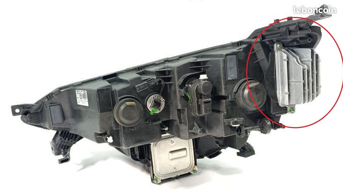 Ballast led de feu de jour droit 285753299R pour renault megane 4 MODULE DRL DIURNE LED PHARE AVANT DROIT Article neuf complet platine avec son bloc dissipateur thermique (image 2)