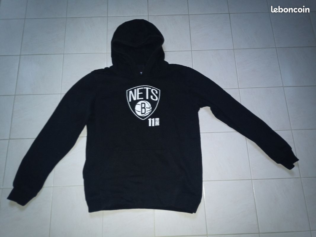 Sweat noir nets taille L (image 3)
