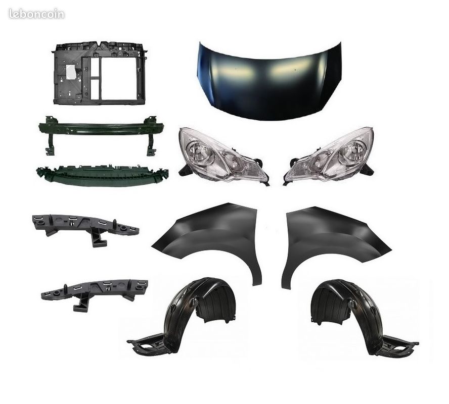 Repiauto Pare-choc Avant à Peindre Compatible Citroën C3 Phase 1 2009-2013