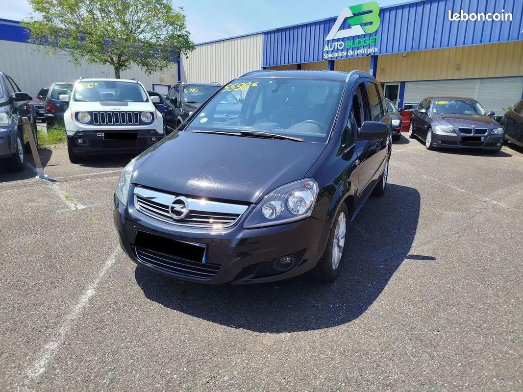 Opel zafira 1.7 cdti 125 chx connect pack,7 places, vitres + retros elec, gps,jantes alu, radar de recul, regulateur de vitesse,ct ok,kit distri+pompe a jour, revision effectuee (image 1)