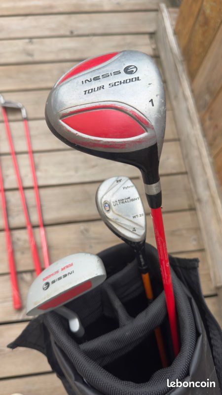 Série golf junior 8-11 ans plus sac (image 2)