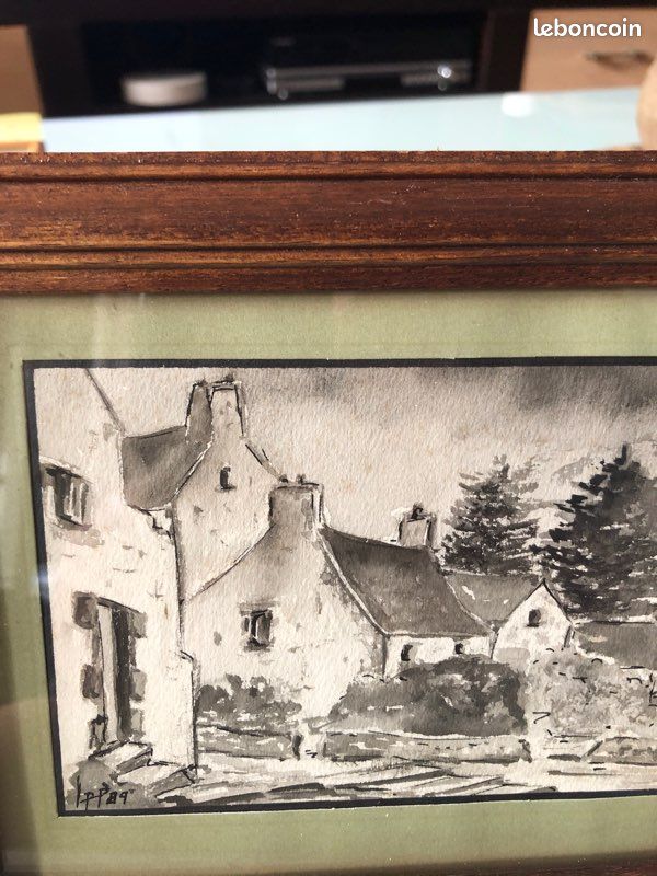 Joli dessin maison dans le col du morbihan (image 2)