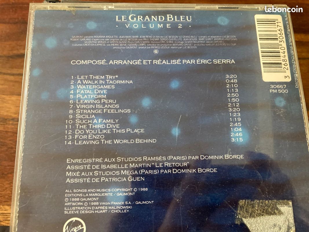 Le grand bleu Bande originale (image 3)