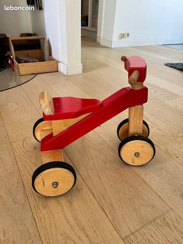 Tricycle / porteur en bois Janod (image 1)