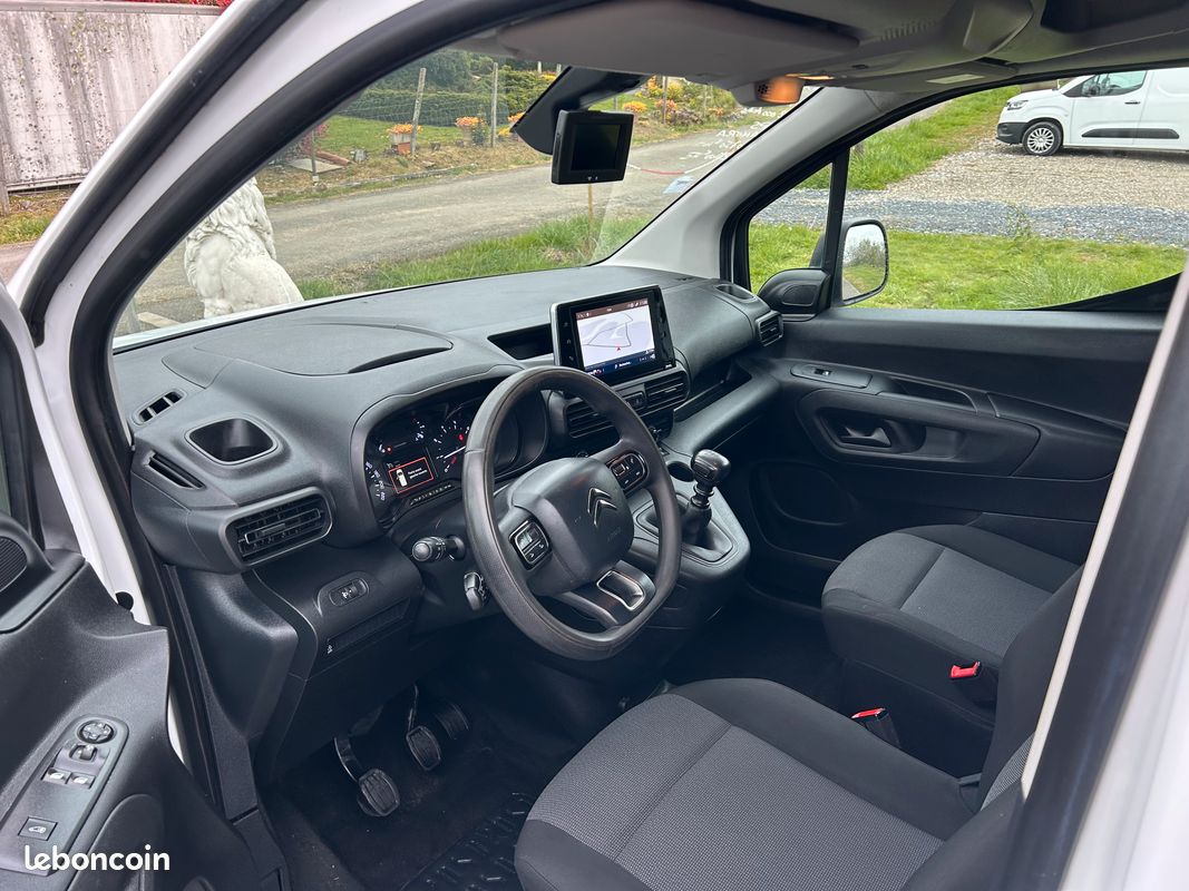 CITROEN BERLINGO 1.5L HDI 130Cv BOITE 6 VITESSES GPS CAMERA 10/2019 72400Kms 10750ht (image 5)
