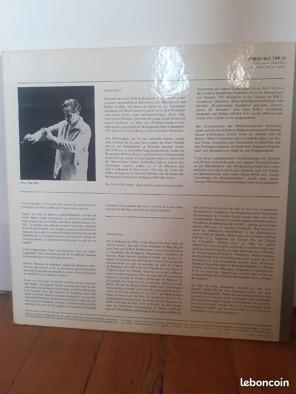 Tschaikowsky suite Nr. 3 New Philharmonia Orchestra Antal Dorati (image 2)