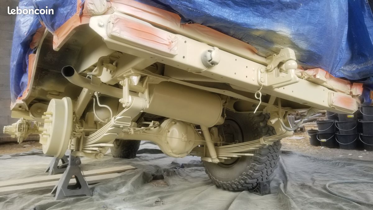 Renovation sablage peinture chassis de 4x4 (image 3)