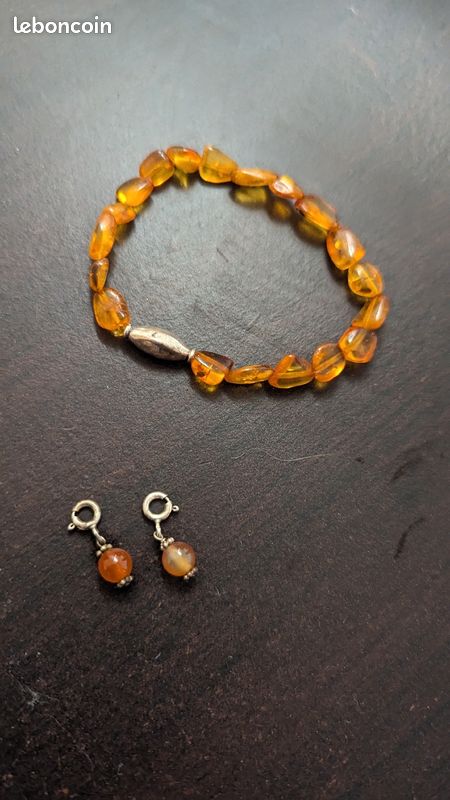 Bracelet et boucle d oreilles parure (image 1)