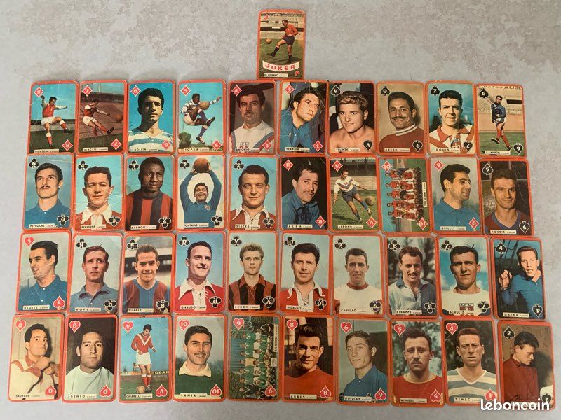 009 JOSEPH HARTMANN LILLE LOSC FOOTBALL CARTE MIROIR SPRINT 1960's RARE