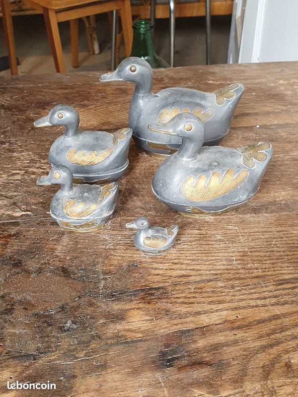 5 canards en laiton (image 2)