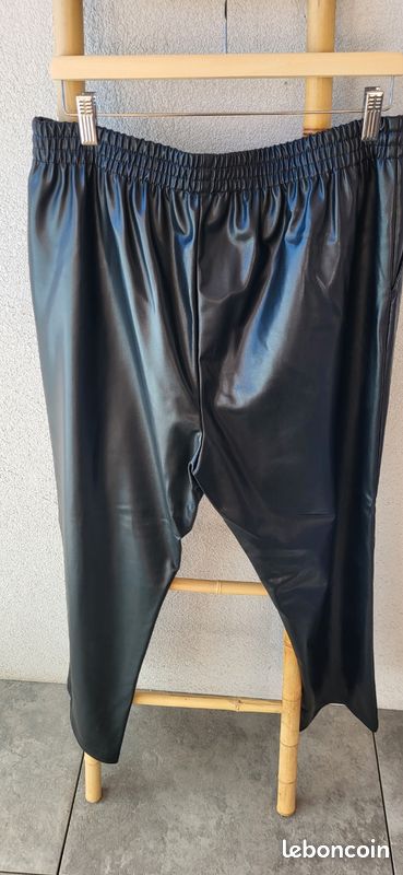 Pantalon simili cuir femme (image 5)