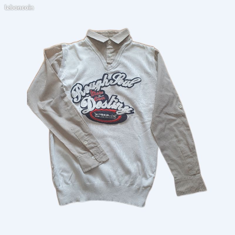Pull chemise RG (image 1)
