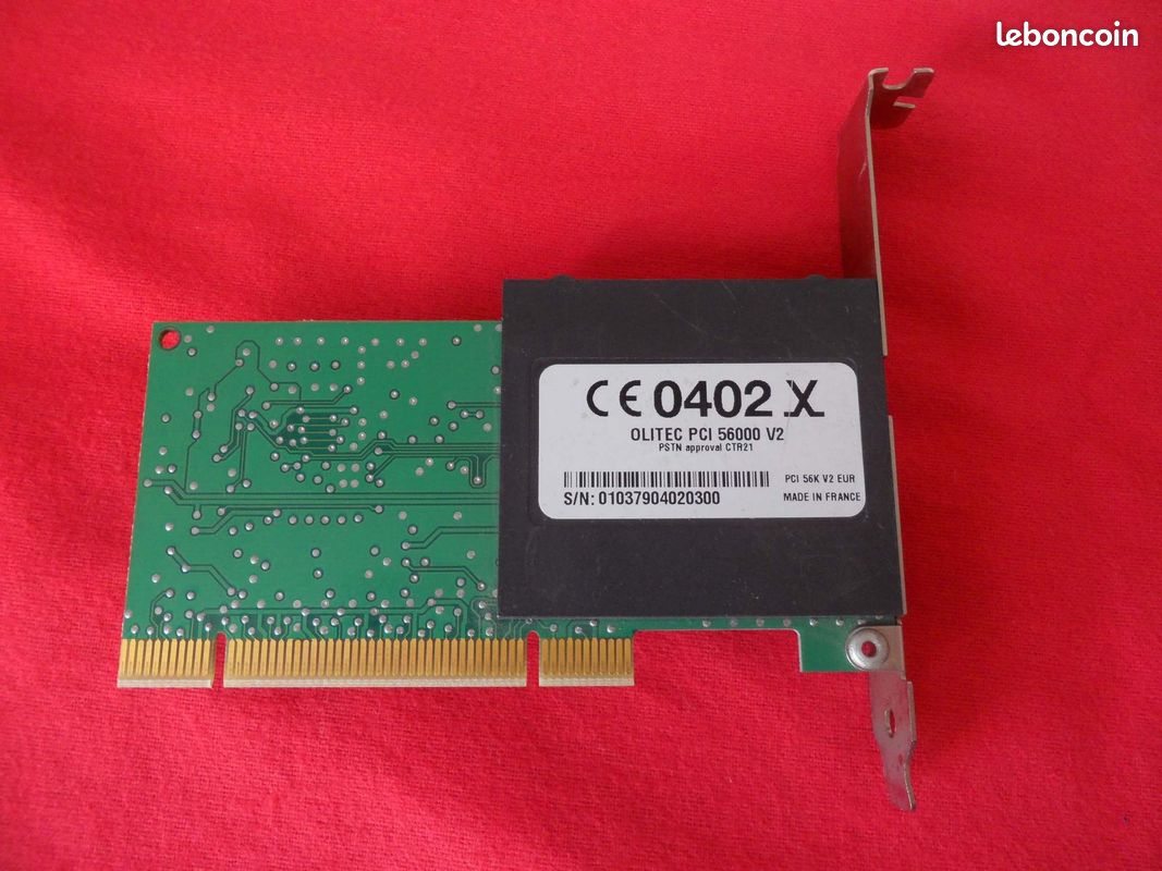 Carte réseau PCI 56000V2 OLITEC (image 2)