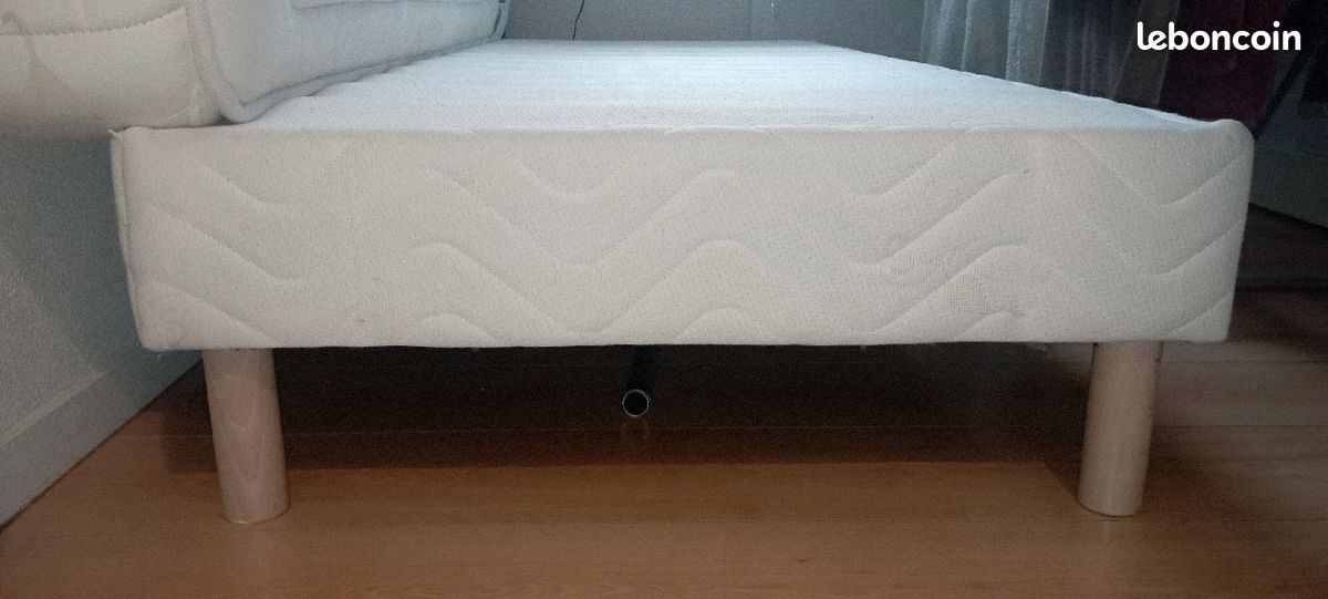 Matelas Mérinos 80 x 190 +sommier tapissier (image 4)