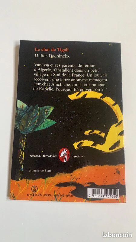 Livre Le Chat de Tigali - Didier Daeninckx - Syros Jeunesse (image 3)