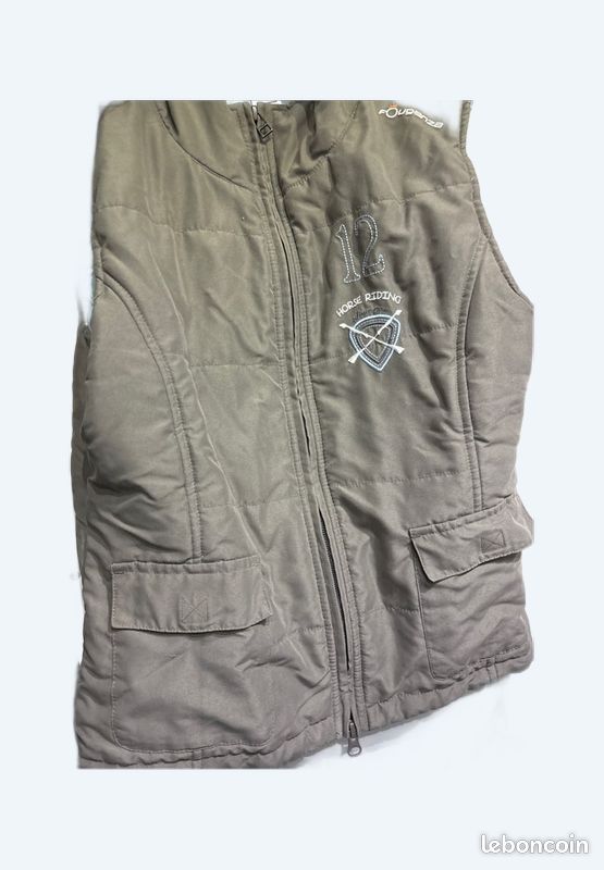 Veste sans manches, fouganza marron (image 1)