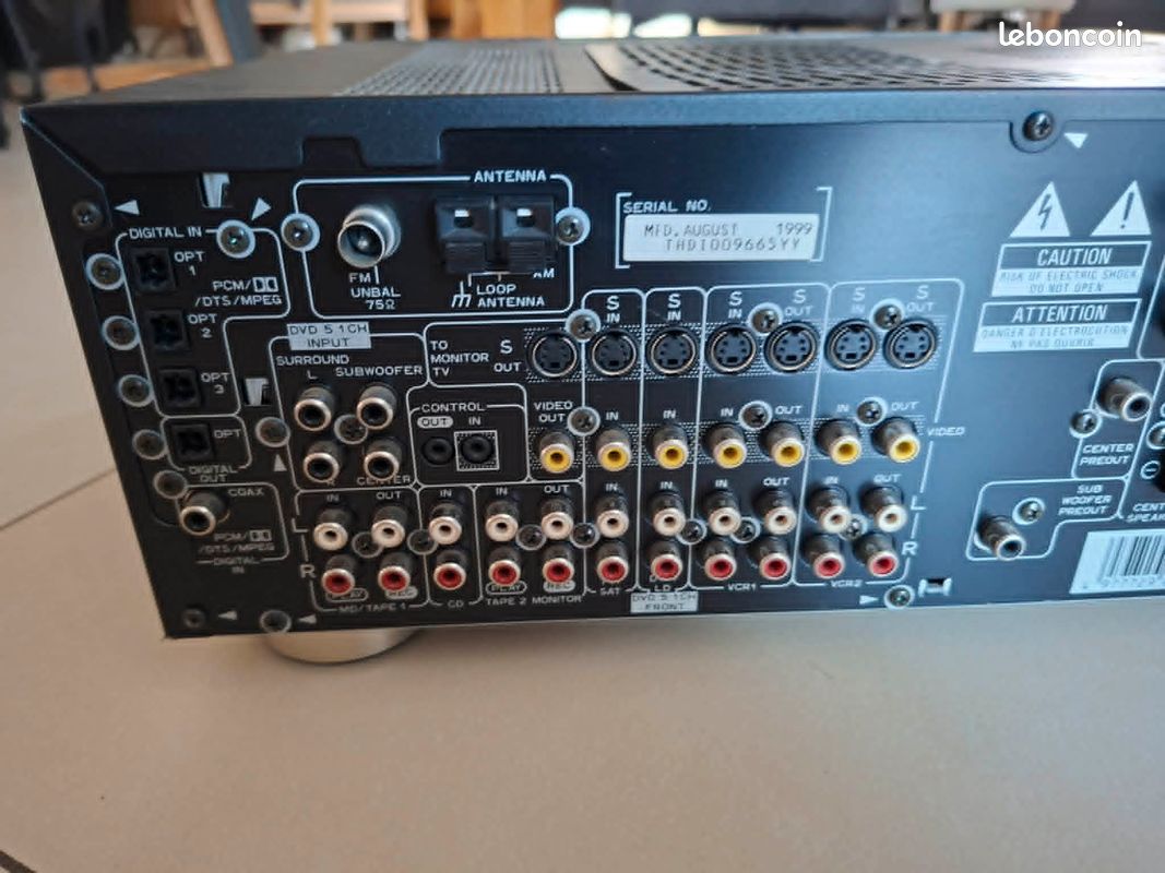 Amplificateur home cinéma Pioneer VSX-808RDS (image 5)