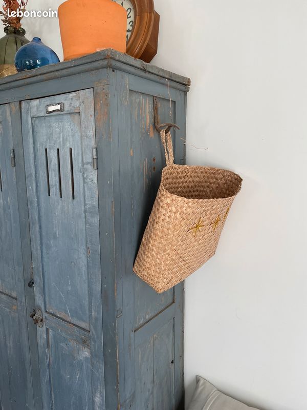 Vestiaire ancien en bois (image 13)