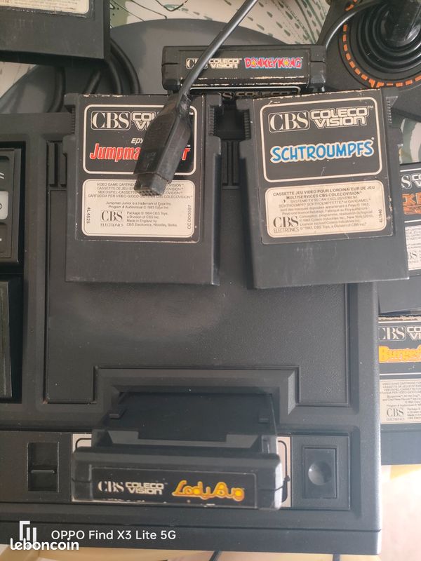 Jeu CBS ColecoVision - Les Schtroumpfs (SPACE FURY) - En Loose - Retrogaming