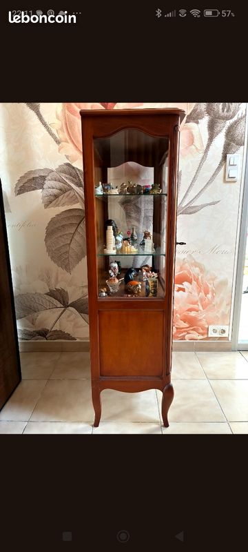Argentier ou vitrine style louis xv (image 4)