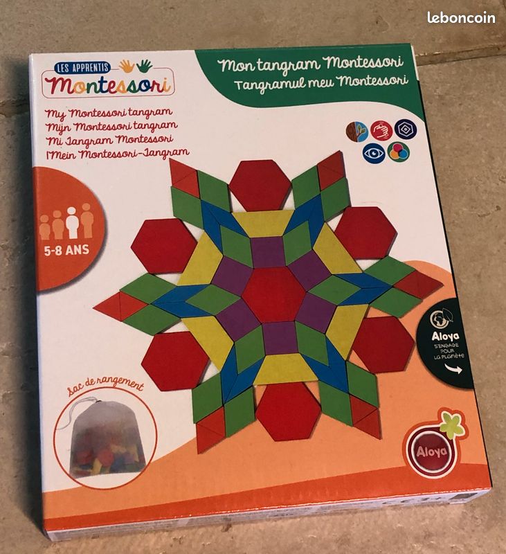 Jeu Mon Tangram Montessori – très bon état (image 1)