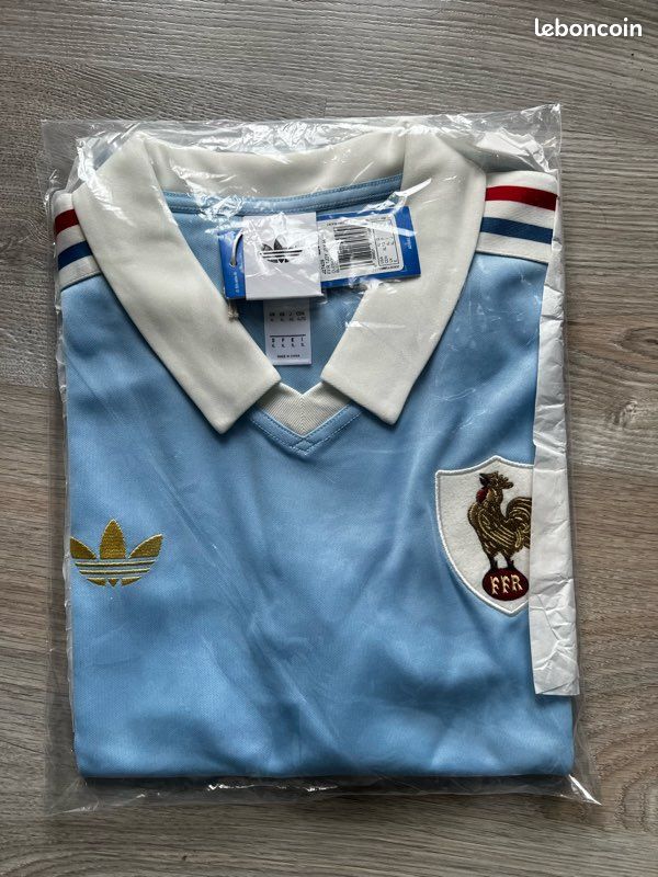 Maillot Rugby Vintage F.F.R ÎLE DE FRANCE Halbro, Années 90, Taille S/M, Bleu/blanc