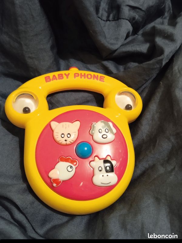Jeux éducatif baby phone avec son des animaux de la ferme (image 1)