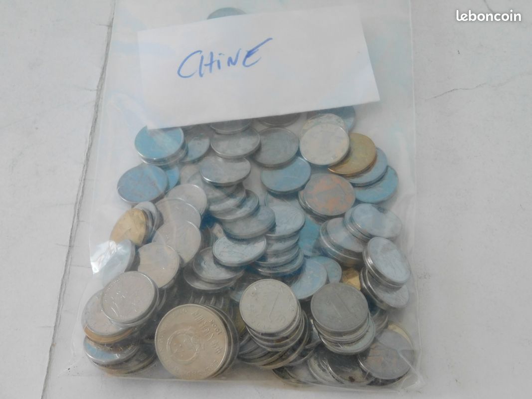 LOT pieces de monnaie CHINE chinoise + 100 YUAN renminbi chinois -  Collection