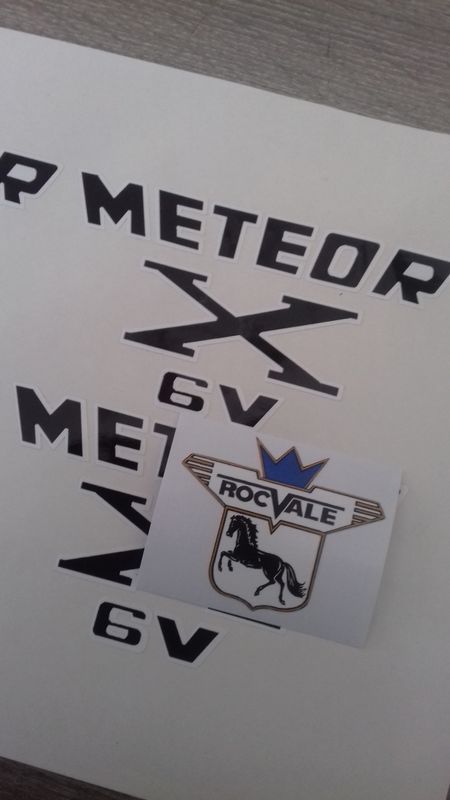 Rocvale adhesifs stickers autocollants - Équipement moto