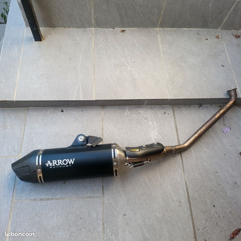 Silencieux akrapovic kymco hyper trail 125 (image 3)