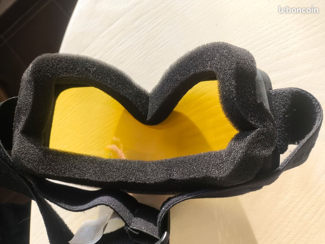 Moufles de ski Decathlon imperméables S/M avec paume et doigts en cuir + masque mauvais temps S/M (Adolescent/femme) (image 9)